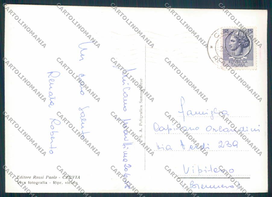 Ravenna Cervia Milano Marittima foto FG cartolina ZF4836 – retro