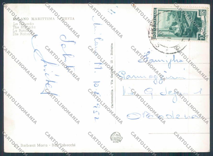 Ravenna Cervia Milano Marittima foto FG cartolina ZF4837 – retro