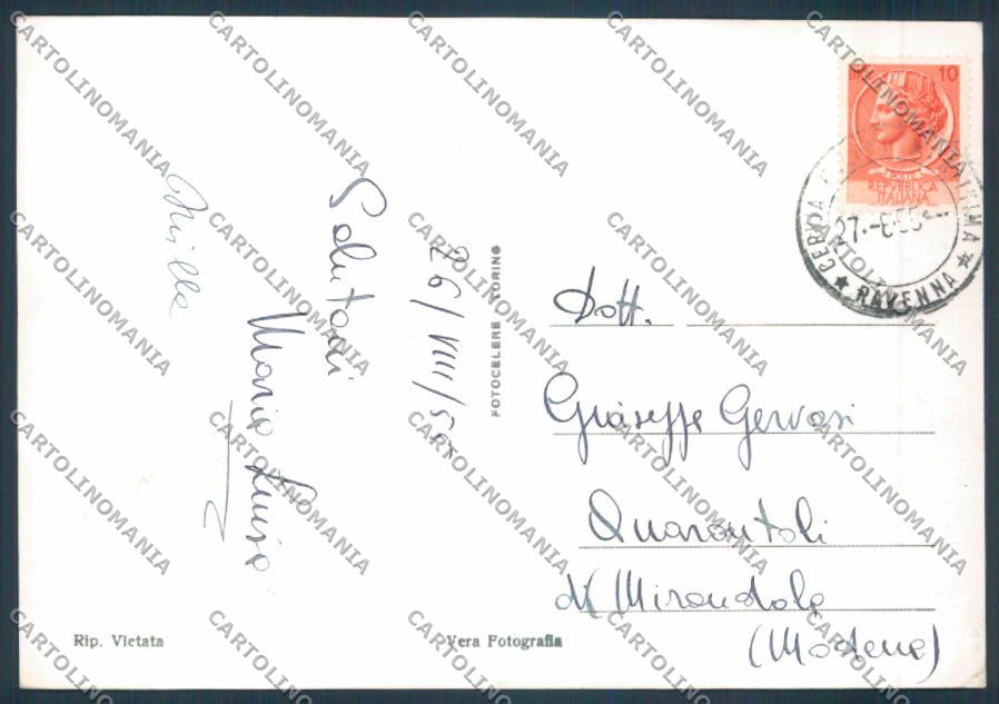 Ravenna Cervia Milano Marittima foto FG cartolina ZF4843 – retro