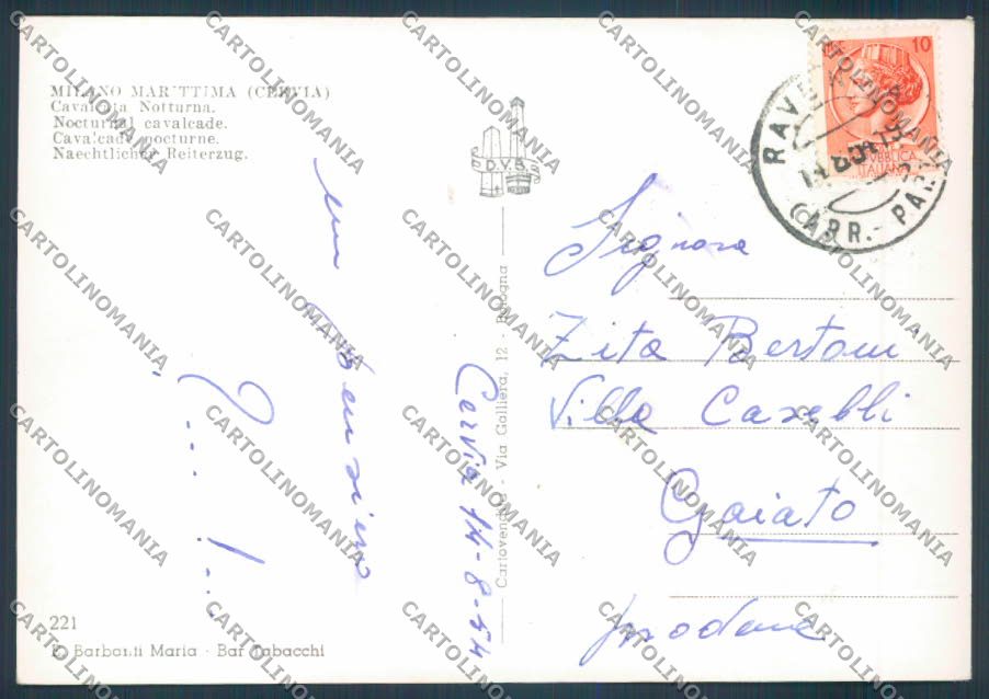 Ravenna Cervia Milano Marittima foto FG cartolina ZF4845 – retro