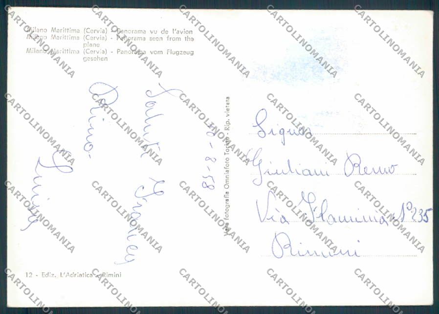 Ravenna Cervia Milano Marittima foto FG cartolina ZF4854 – retro