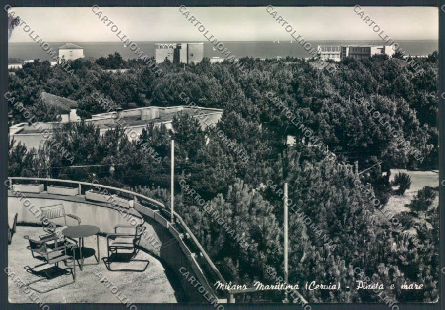 Ravenna Cervia Milano Marittima PIEGA foto FG cartolina ZF4856 – fronte