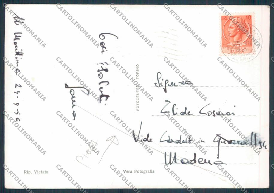 Ravenna Cervia Milano Marittima PIEGA foto FG cartolina ZF4856 – retro