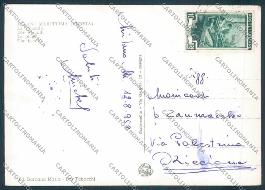 Ravenna Cervia Milano Marittima foto FG cartolina ZF4859 – retro
