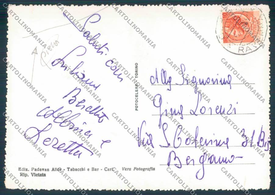 Ravenna Cervia Milano Marittima PIEGA foto FG cartolina ZF4869 – retro
