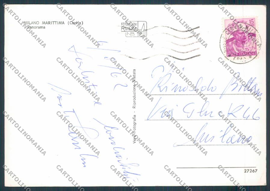 Ravenna Cervia Milano Marittima foto FG cartolina ZF4878 – retro