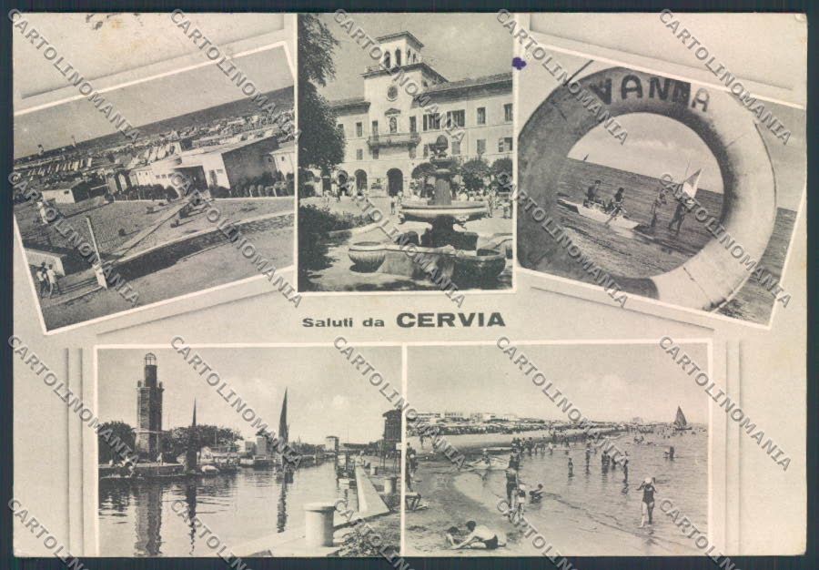 Ravenna Cervia Saluti da FG cartolina ZF4884 – fronte