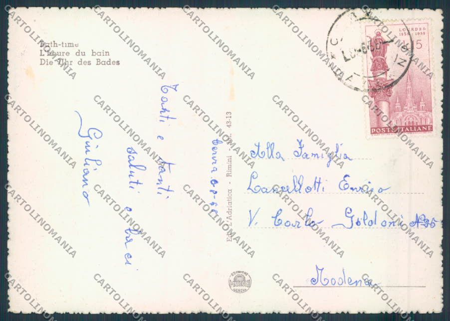 Ravenna Cervia FG cartolina ZF4891 – retro