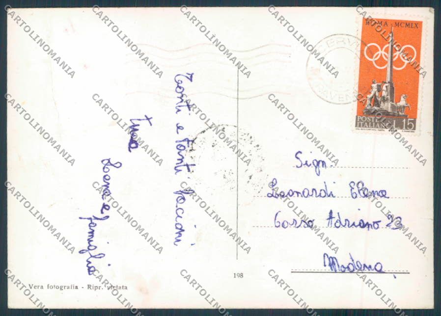 Ravenna Cervia PIEGHINA foto FG cartolina ZF4908 – retro