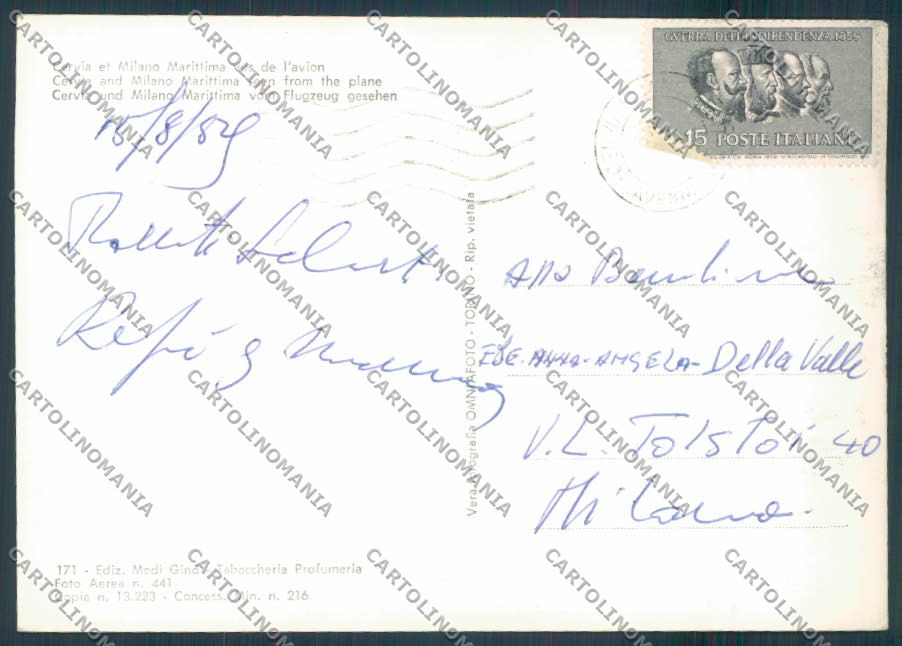 Ravenna Cervia foto FG cartolina ZF4912 – retro
