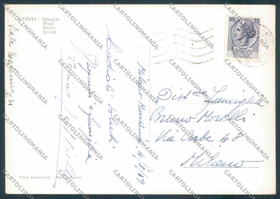 Ravenna Cervia foto FG cartolina ZF4913 – retro
