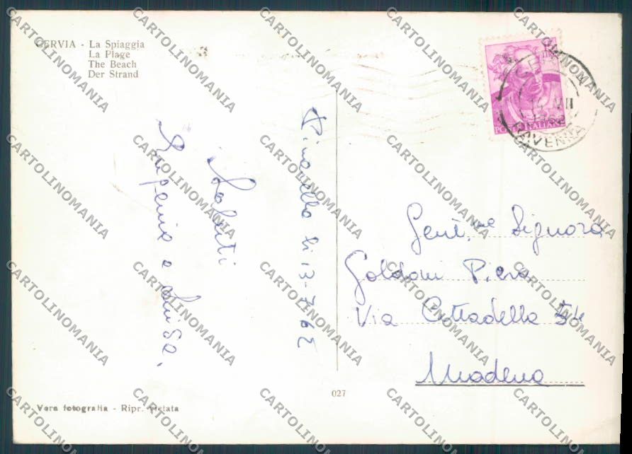 Ravenna Cervia foto FG cartolina ZF4915 – retro