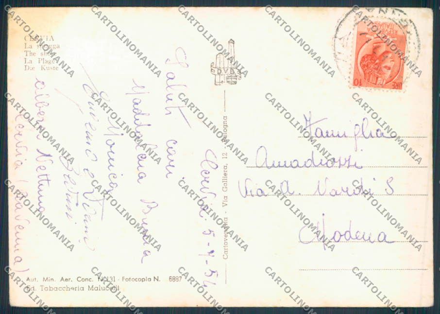 Ravenna Cervia foto FG cartolina ZF4916 – retro