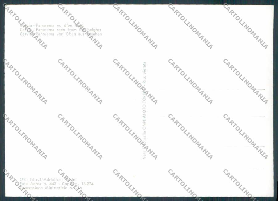 Ravenna Cervia foto FG cartolina ZF4918 – retro
