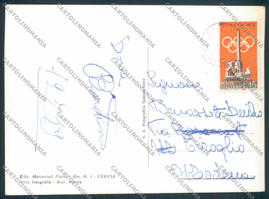 Ravenna Cervia foto FG cartolina ZF4930 – retro
