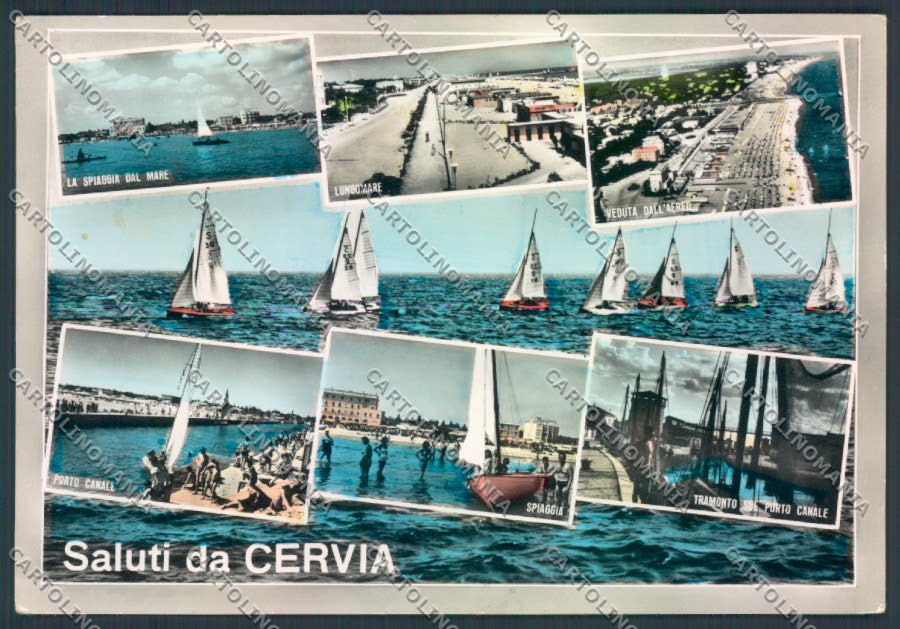 Ravenna Cervia Saluti da foto FG cartolina ZF4931 – fronte