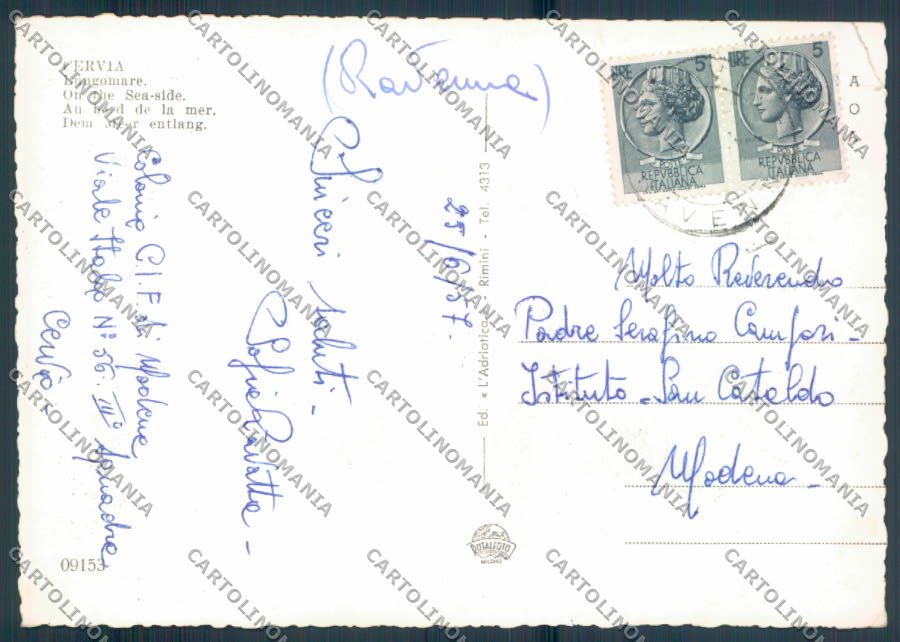 Ravenna Cervia foto FG cartolina ZF4933 – retro