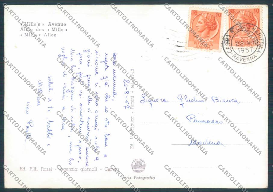 Ravenna Cervia foto FG cartolina ZF4934 – retro