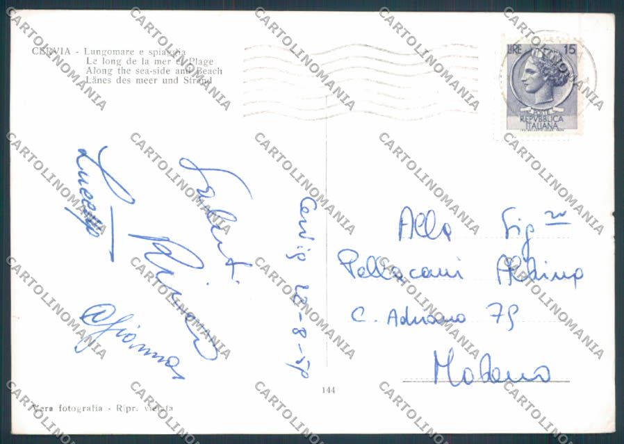 Ravenna Cervia foto FG cartolina ZF4940 – retro