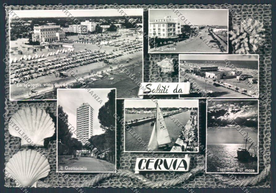 Ravenna Cervia Saluti da foto FG cartolina ZF4946 – fronte