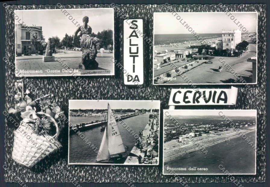 Ravenna Cervia Saluti da foto FG cartolina ZF4947 – fronte
