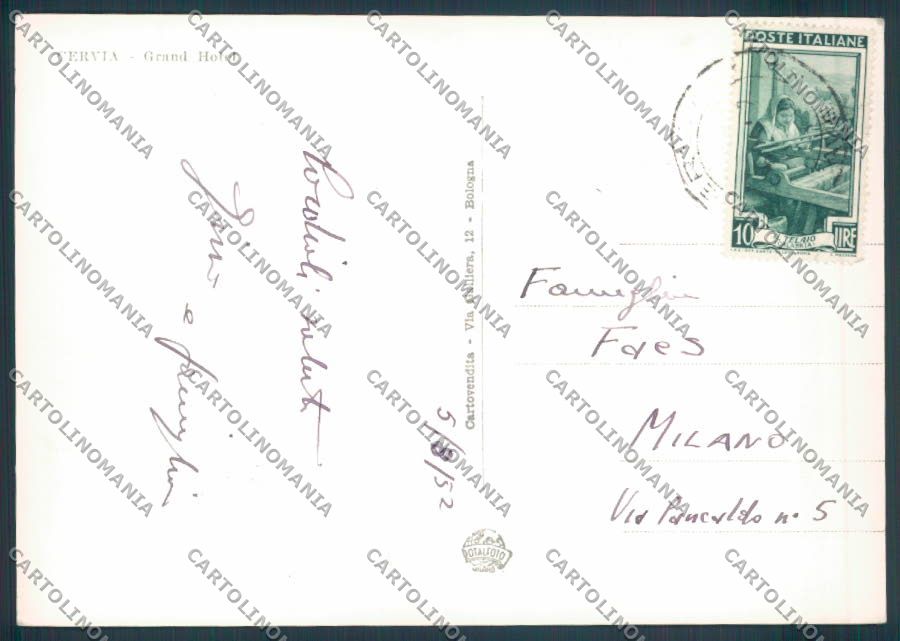 Ravenna Cervia foto FG cartolina ZF4952 – retro