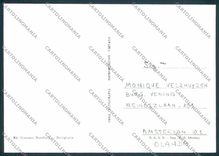 Ravenna Brisighella foto FG cartolina ZF4979 – retro