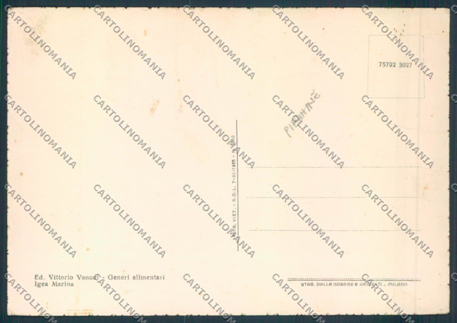 Rimini Igea Marina PIEGHINE FG cartolina ZF4990 – retro