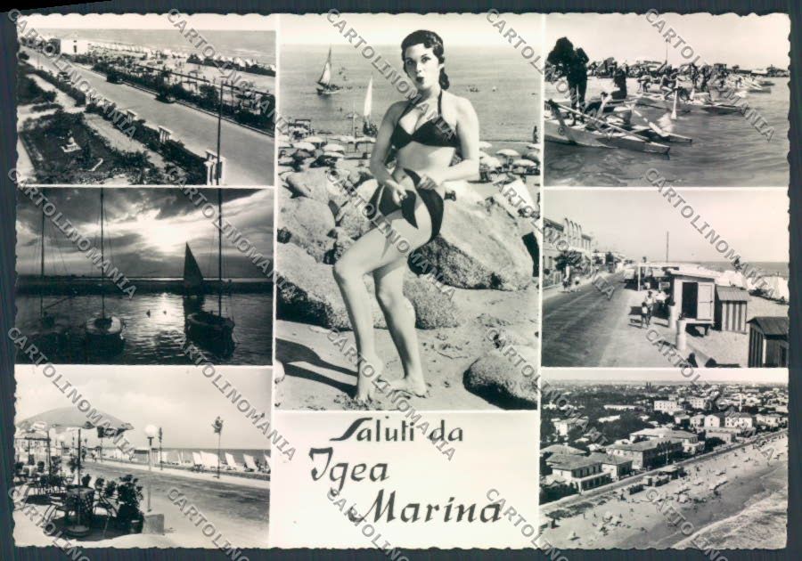 Rimini Igea Marina Saluti da foto FG cartolina ZF4996 – fronte