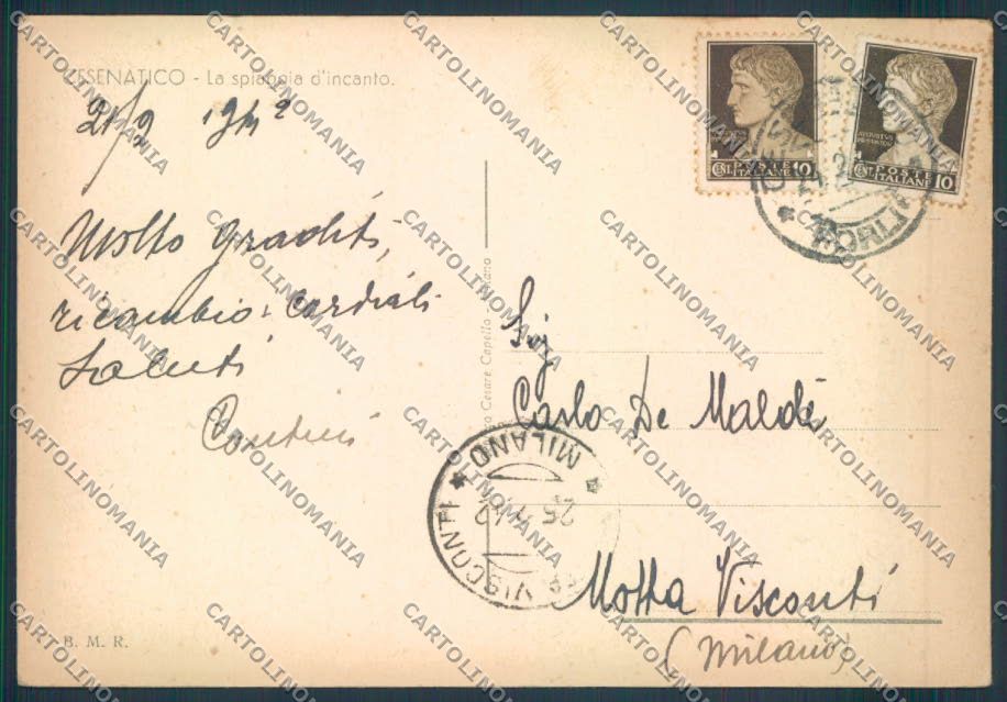 Forlì Cesenatico FG cartolina ZF5004 – retro