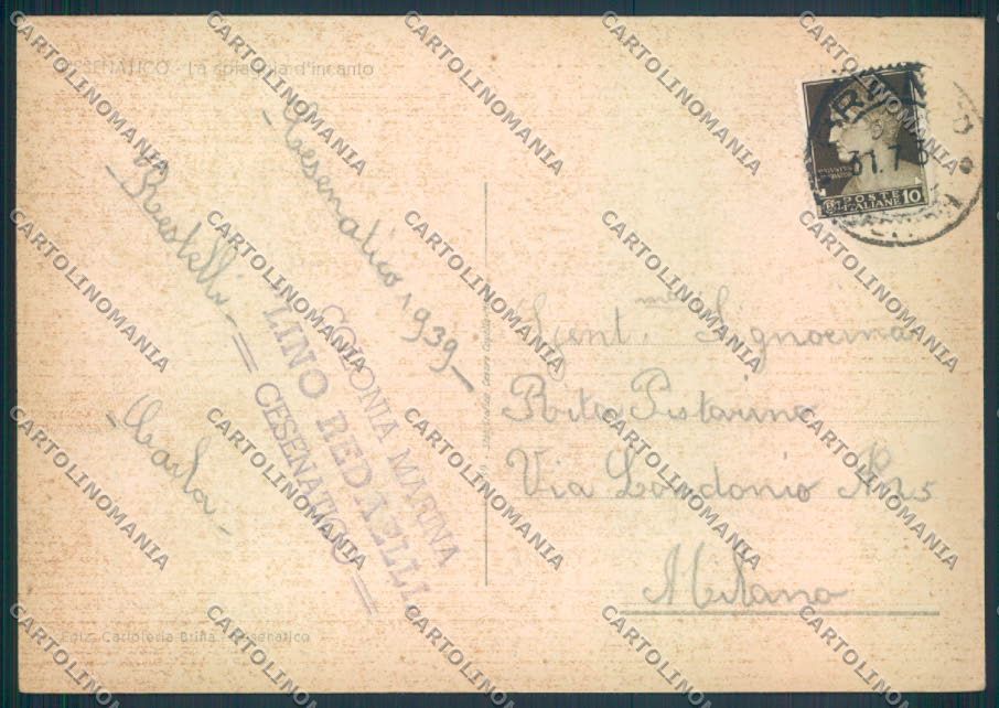 Forlì Cesenatico FG cartolina ZF5009 – retro