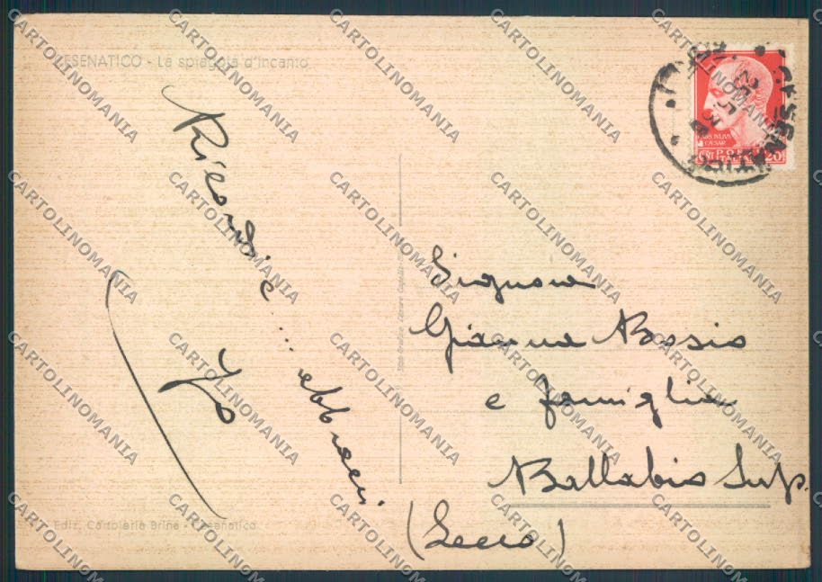 Forlì Cesenatico FG cartolina ZF5010 – retro