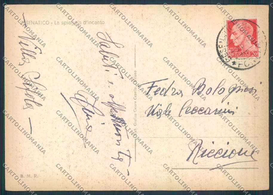 Forlì Cesenatico FG cartolina ZF5011 – retro