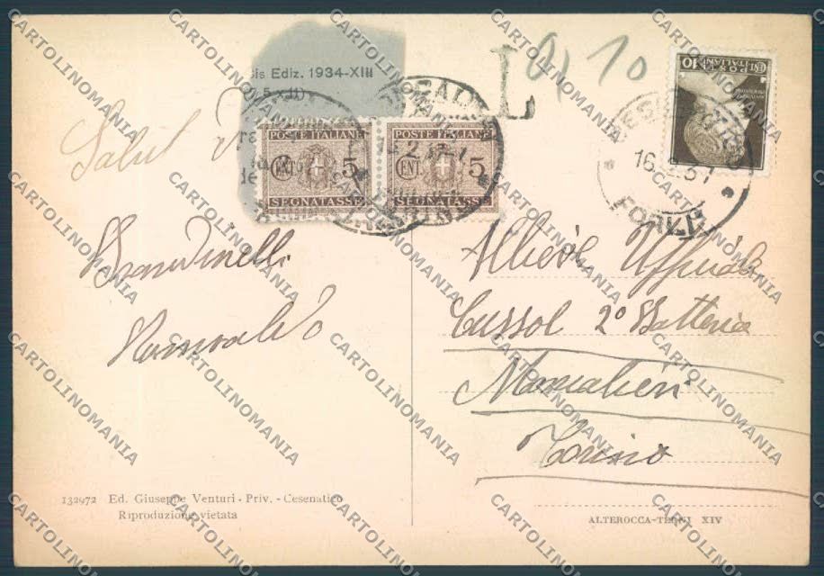 Forlì Cesenatico FG cartolina ZF5018 – retro