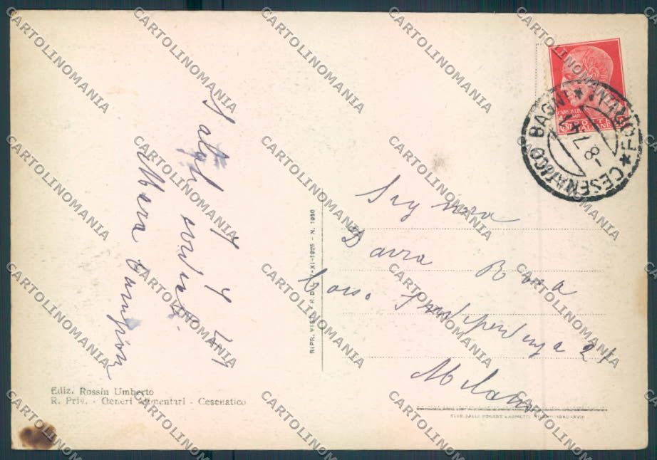 Forlì Cesenatico FG cartolina ZF5023 – retro