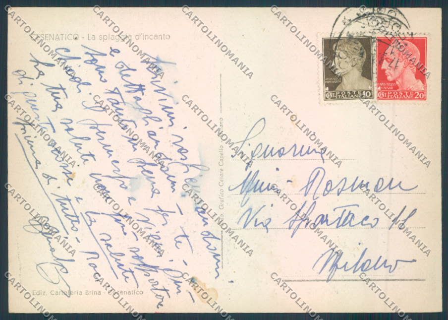 Forlì Cesenatico FG cartolina ZF5028 – retro