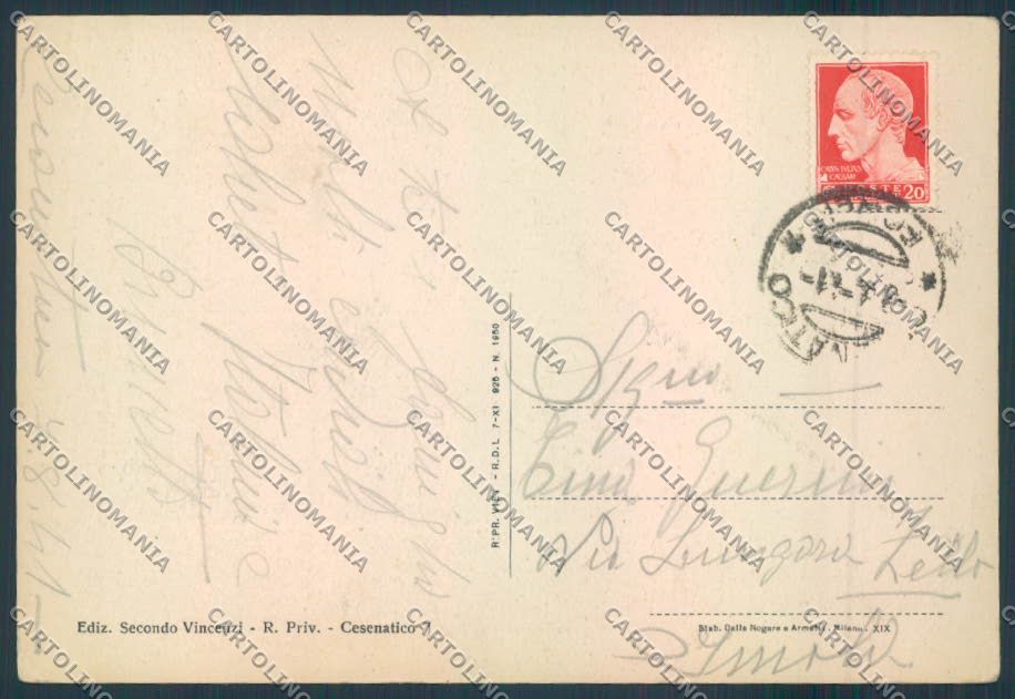 Forlì Cesenatico FG cartolina ZF5030 – retro