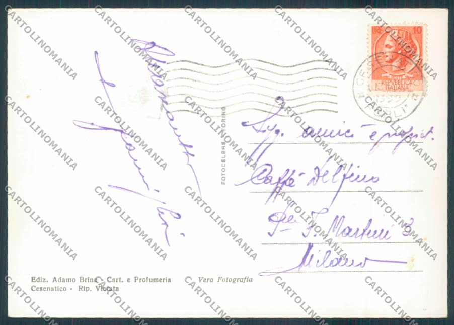 Forlì Cesenatico Saluti da foto FG cartolina ZF5039 – retro