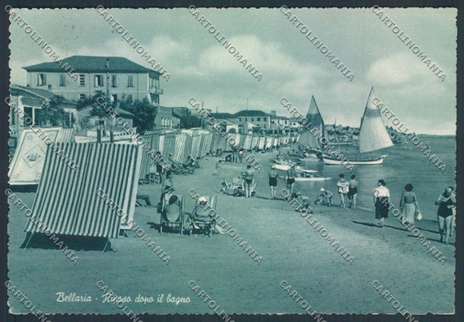 Rimini Bellaria FG cartolina ZF5090 – fronte