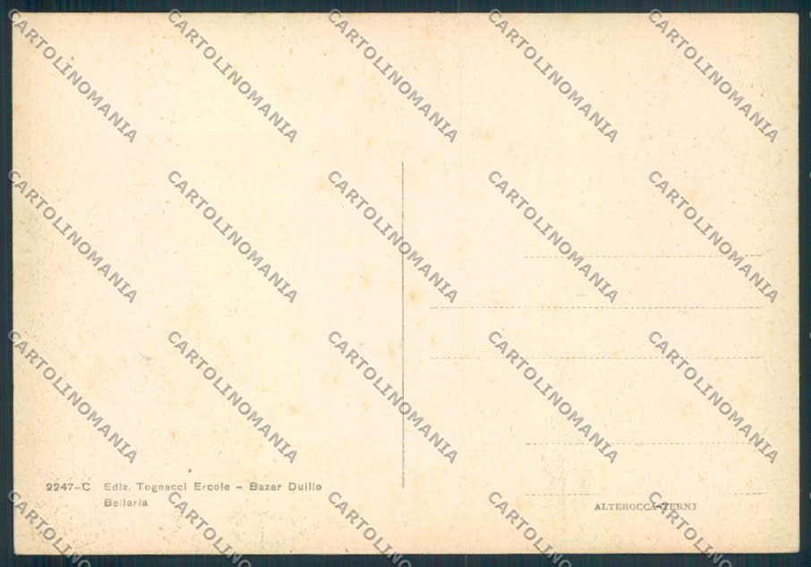 Rimini Bellaria FG cartolina ZF5094 – retro