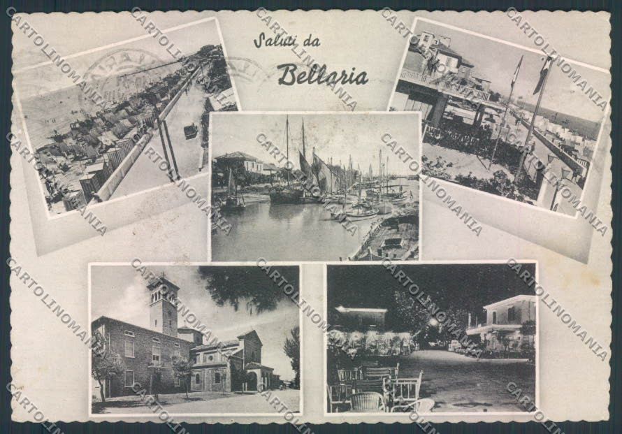 Rimini Bellaria Saluti da FG cartolina ZF5102 – fronte