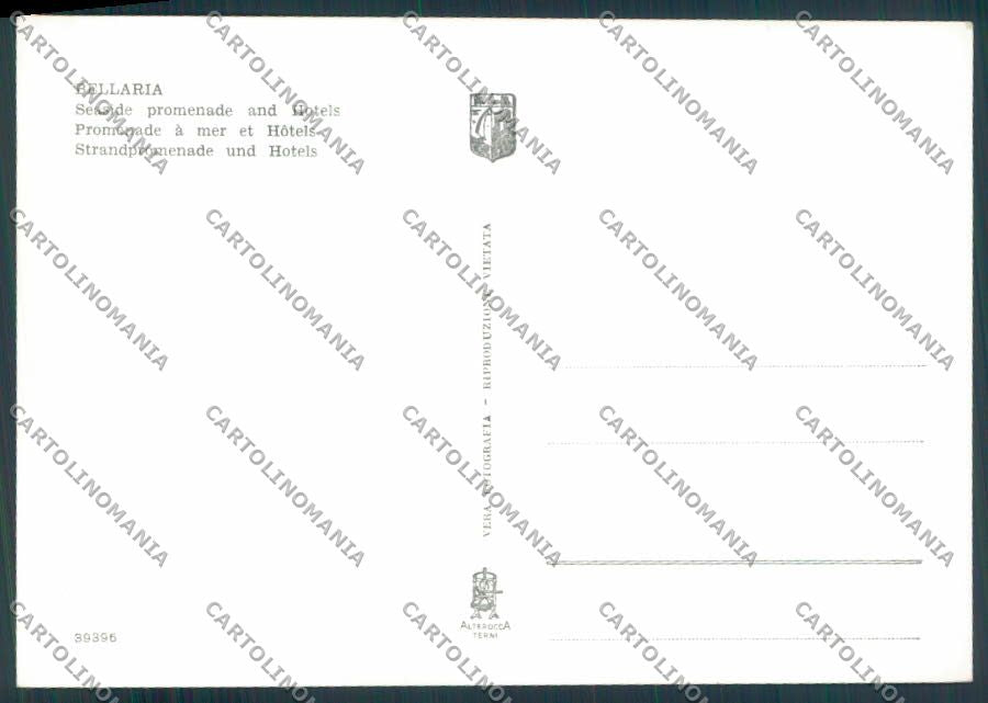 Rimini Bellaria foto FG cartolina ZF5119 – retro