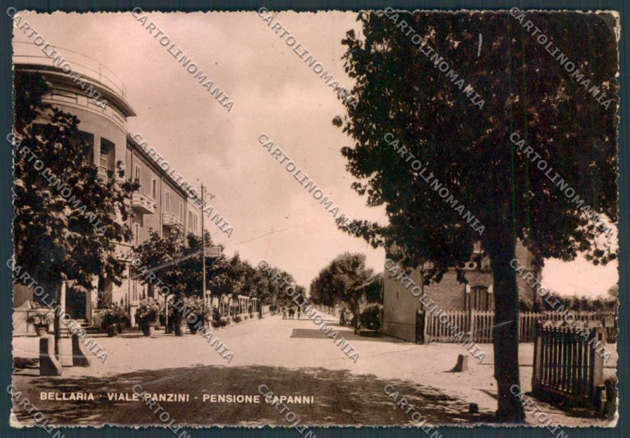 Rimini Bellaria PIEGA foto FG cartolina ZF5127 – fronte