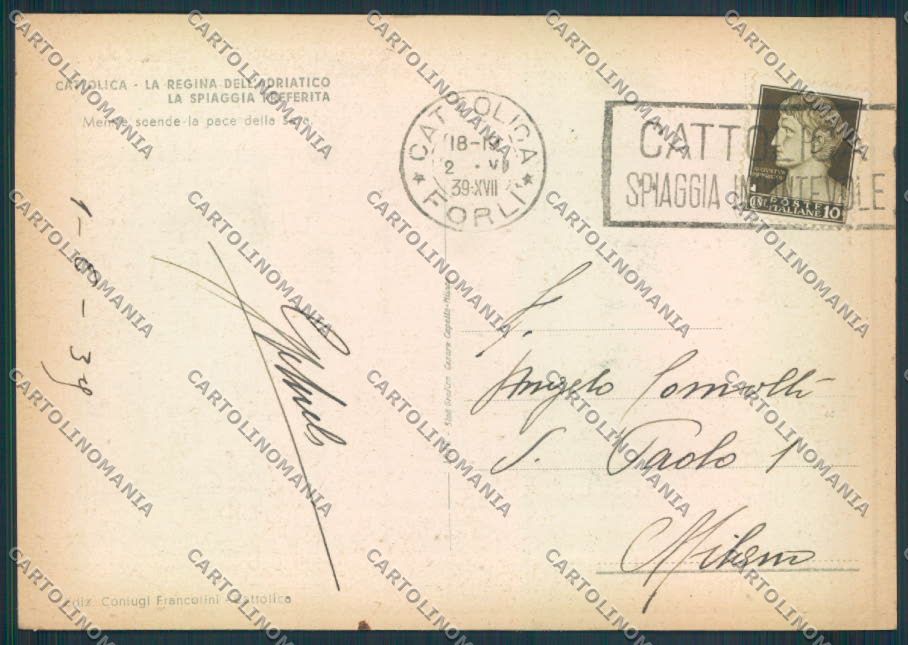 Rimini Cattolica FG cartolina ZF5154 – retro