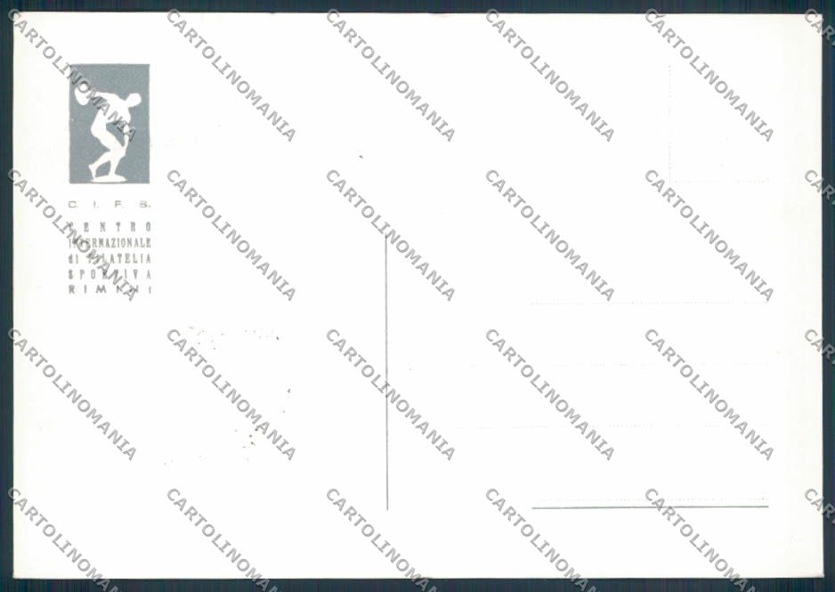 Rimini città Aviazione Filatelia FG cartolina ZF5195 – retro
