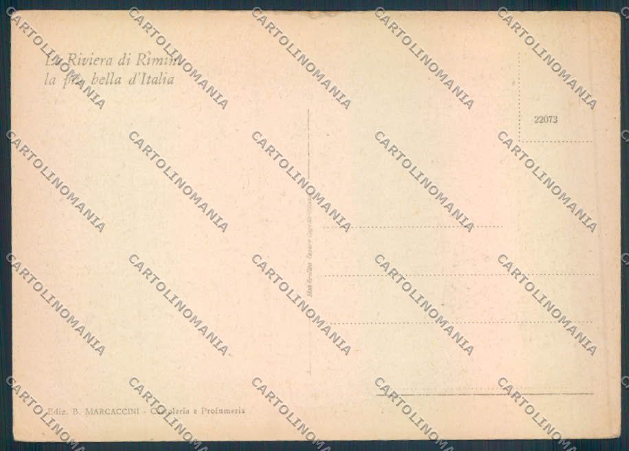 Rimini città PIEGHINA FG cartolina ZF5206 – retro