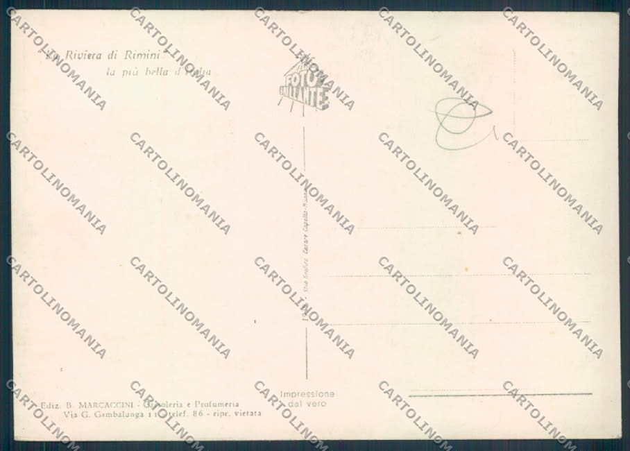 Rimini città foto FG cartolina ZF5214 – retro