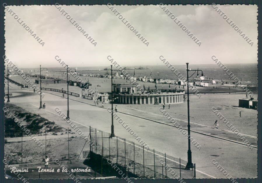 Rimini città Tennis foto FG cartolina ZF5228 – fronte