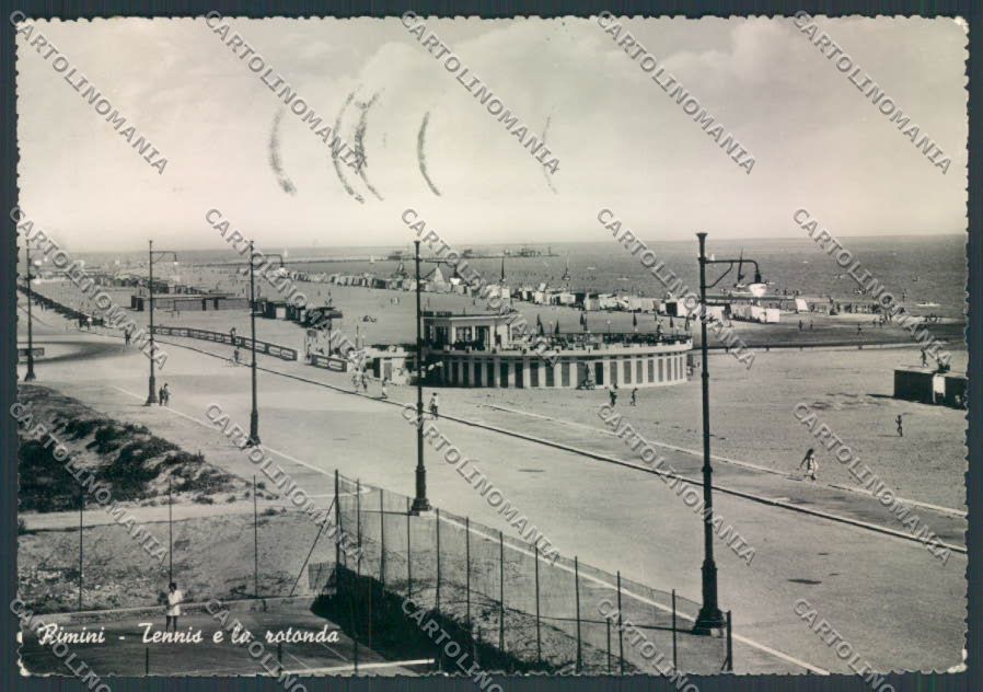 Rimini città Tennis foto FG cartolina ZF5229 – fronte