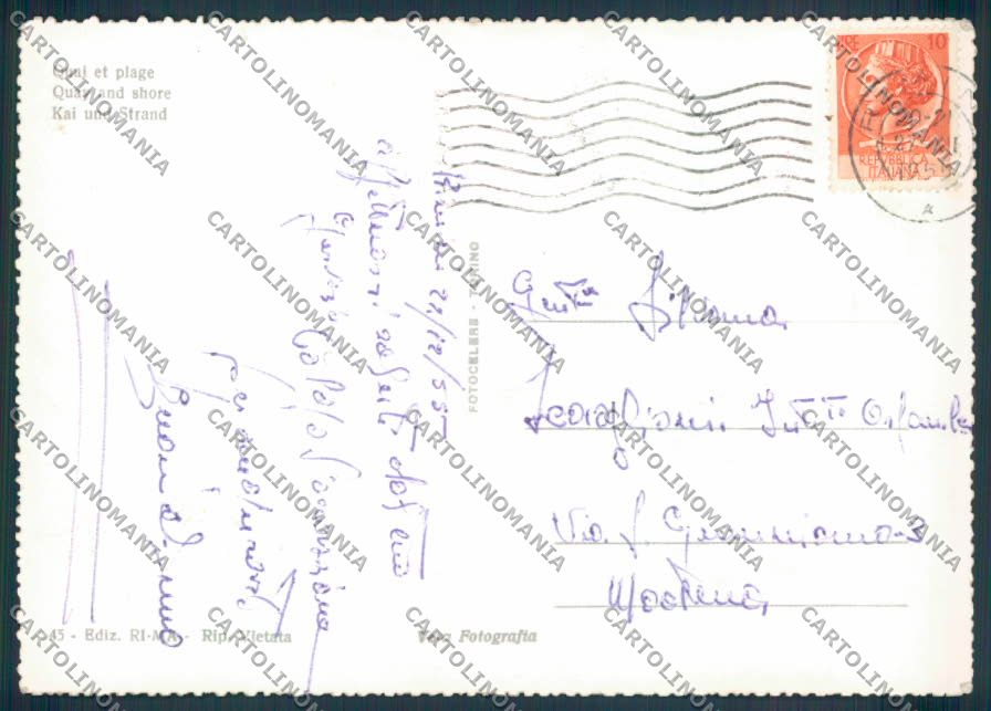 Rimini città foto FG cartolina ZF5233 – retro